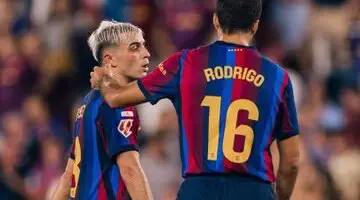 Pedri talks about his first minutes with Rodri!