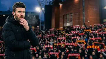 Pressure mounts on United: Fans stage Old Trafford protest as Carrick faces crucial week