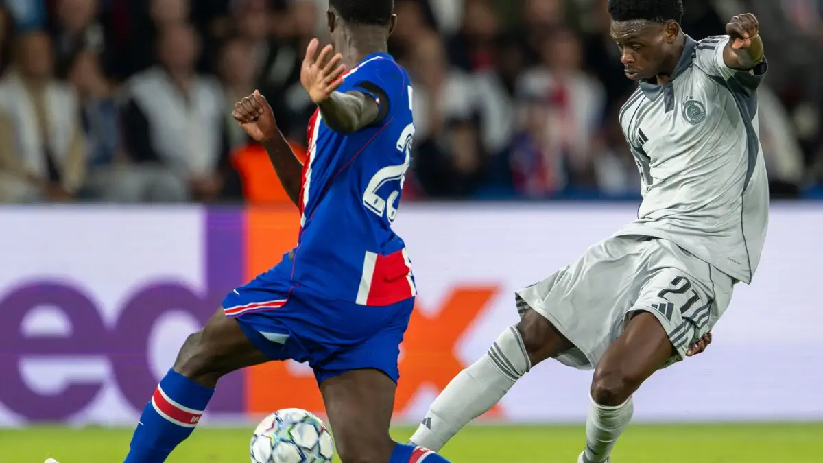 Champions League: Suleiman Camara scores at the Parc des Princes despite Slovan’s heavy defeat