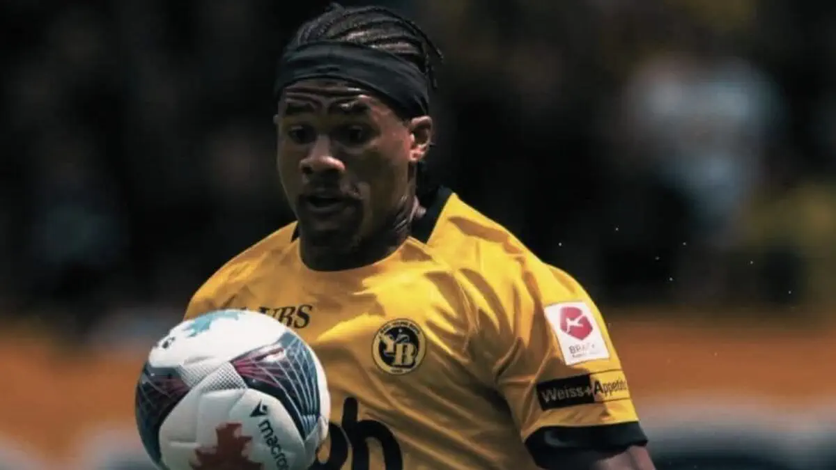 Young Boys: On the eve of joining the Leopards, Samuel Essende scores a decisive brace