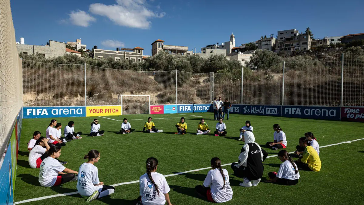 La FIFA pose un geste fort en Palestine