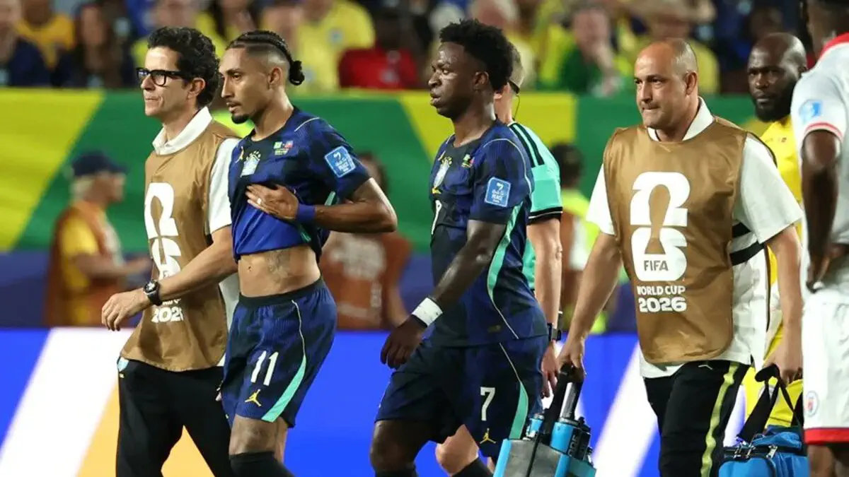 Brazil: Raphinha comes off injured in friendly against Australia