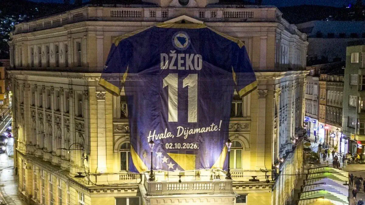 Bosnie : Edin Džeko fait ses adieux à la sélection devant un stade debout