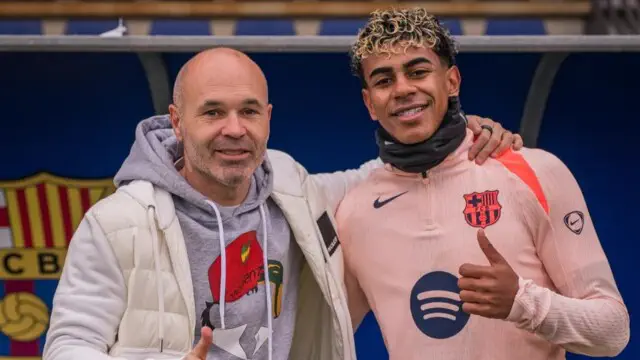 Iniesta impressed by Lamine Yamal