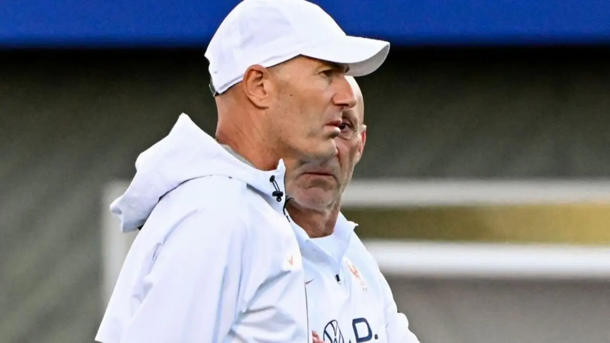 France team: Zinédine Zidane identifies an area for improvement