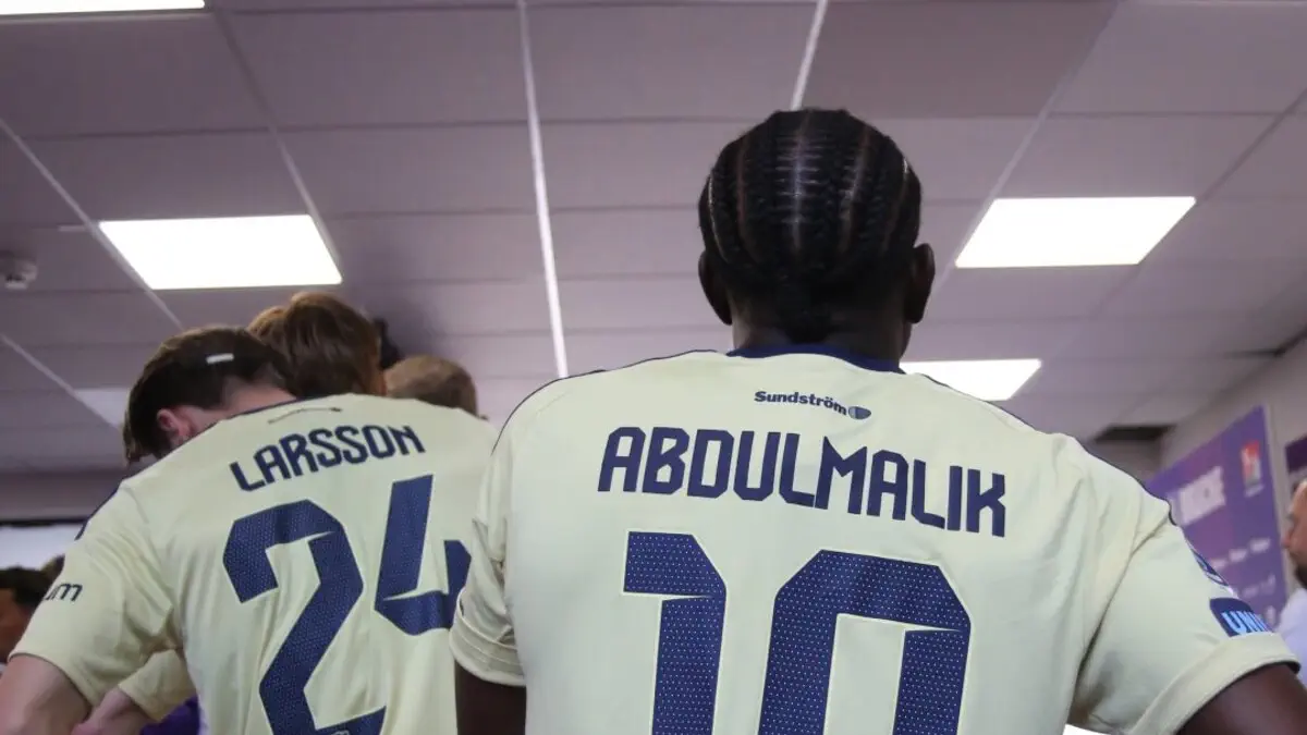 A young Nigerian striker on trial at this Swedish club