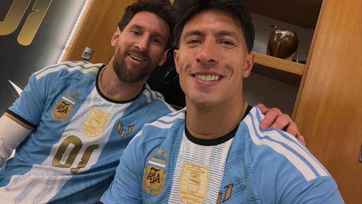 Argentina: “I love you with all my heart”, Lisandro Martinez to Messi