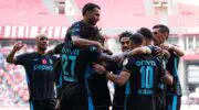 Trabzonspor : Franculino Djú, Mohamed Salah et Chibuike Nwaiwu à la fête contre Samsunspor