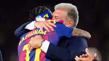 FC Barcelone : Raphinha présent face au PSG en Ligue des Champions ? Joan Laporta lève le voile !