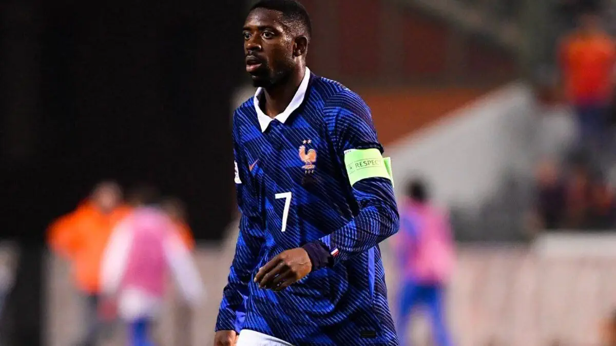 France team: Ousmane Dembélé receives a warning
