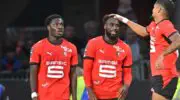 Rennes : Boulaye Dia inscrit un doublé en deux minutes contre Auxerre