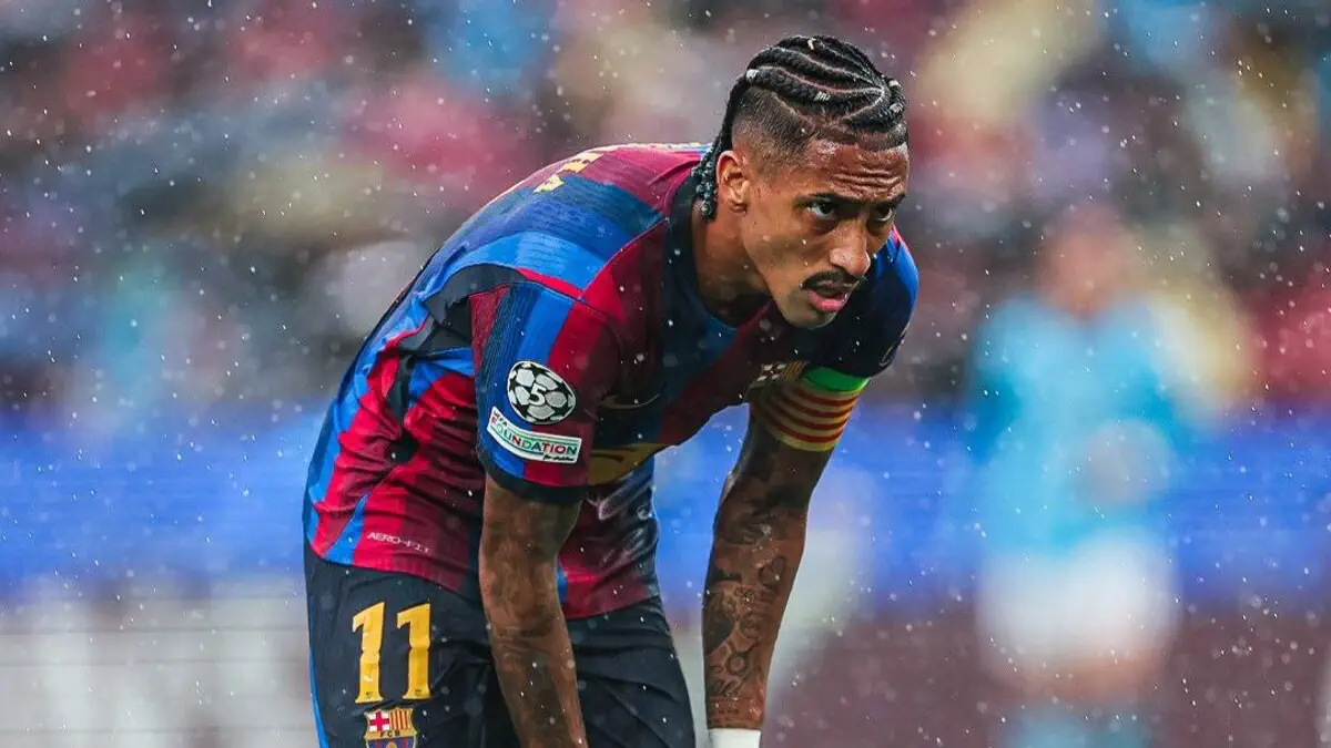 FC Barcelone : Raphinha forfait contre Galatasaray en Ligue des Champions