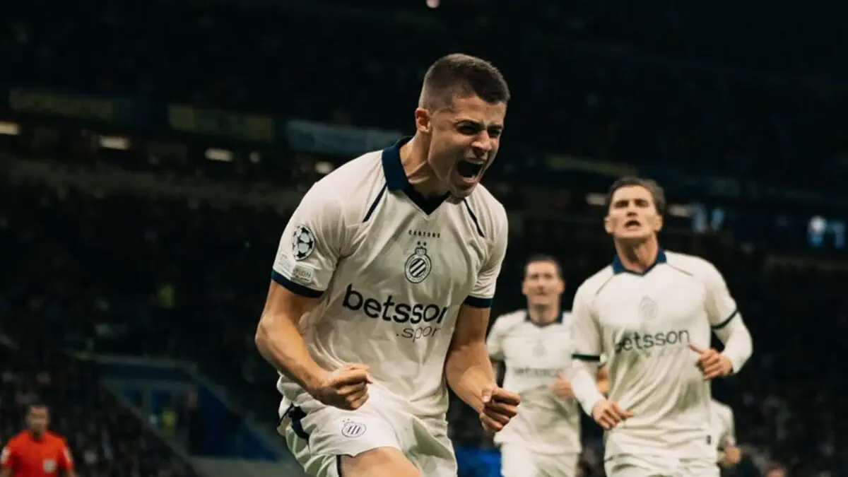 Champions League: Nicolò Tresoldi scores a hat-trick to secure a historic Club Bruges victory over Inter