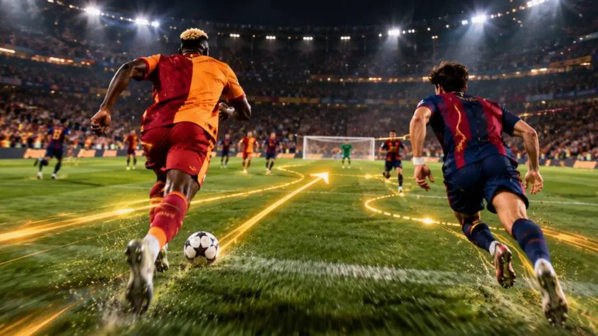 La vitesse face au pressing haut : décryptage du duel Osimhen-Cubarsí en Ligue des champions