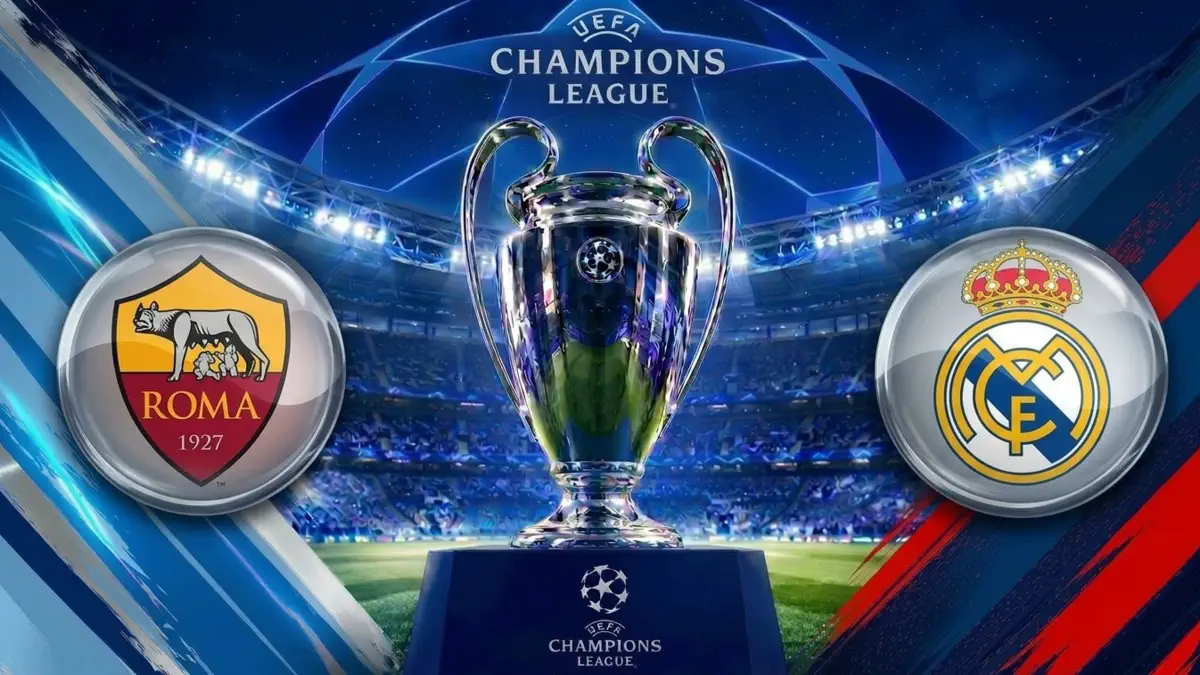 دوري أبطال أوروبا : الموعد والملعب والقنوات الناقلة لمباراة روما وريال مدريد