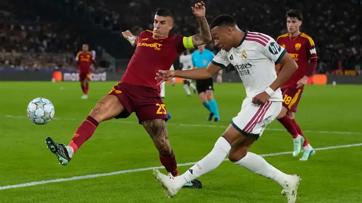 AS Roma - Real Madrid (1-1) : Mbappé répond à De Roon dans une première période intense