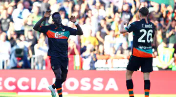 Serie A: Akor Adams gives Venezia their first win of the season against Napoli