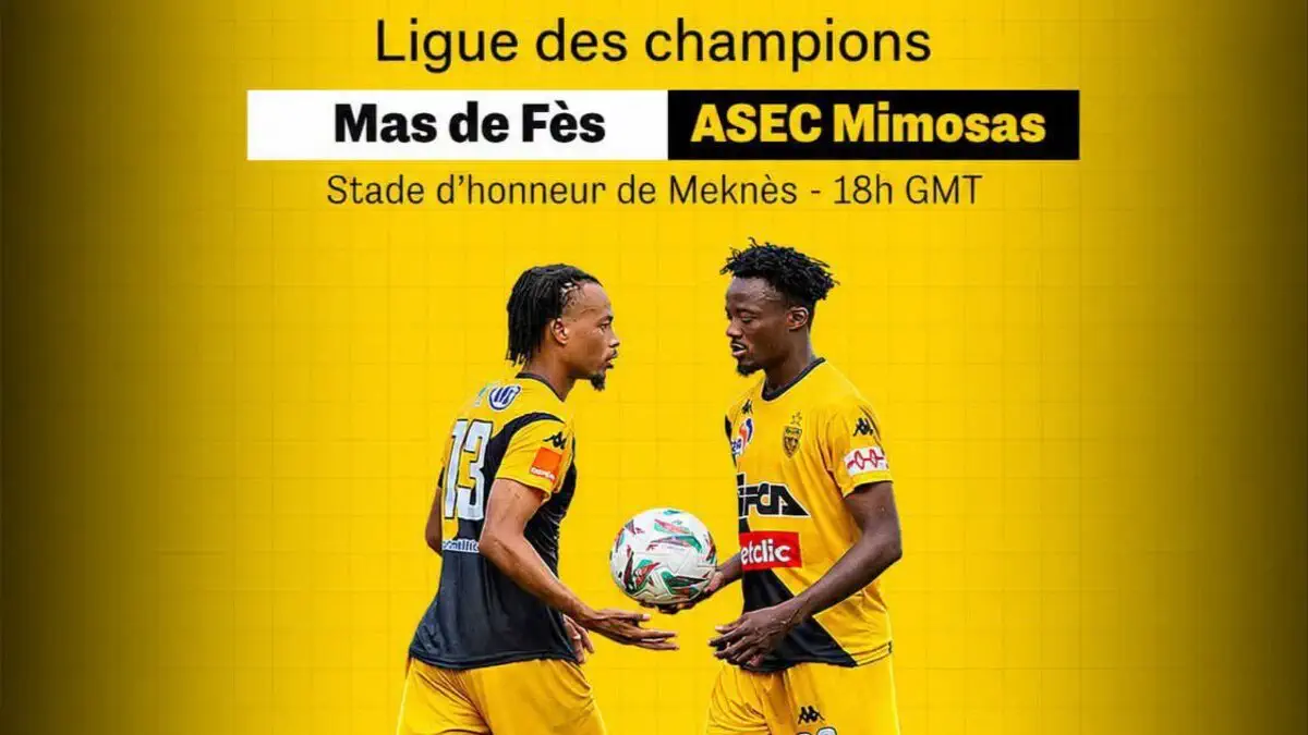 Ligue des Champions CAF : voici où suivre Maghreb de Fès vs ASEC Mimosas