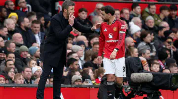 Manchester United : humilié par Come, Bruno Fernandes tire sur Michael Carrick
