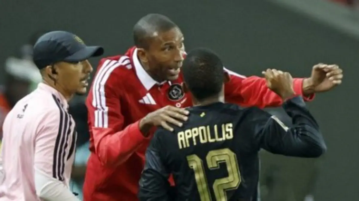 Orlando Pirates: Ouaddou provides details on Appollis's injury