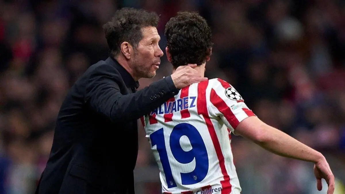 Atlético Madrid: Julian Alvarez apologises, Diego Simeone reacts