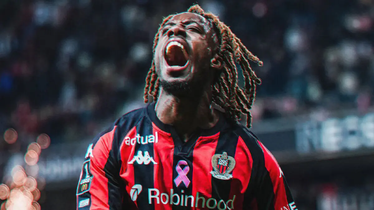 Ivorian hurricane in France.. Elye Wahi continues to shine and leads Nice to crush Rennes